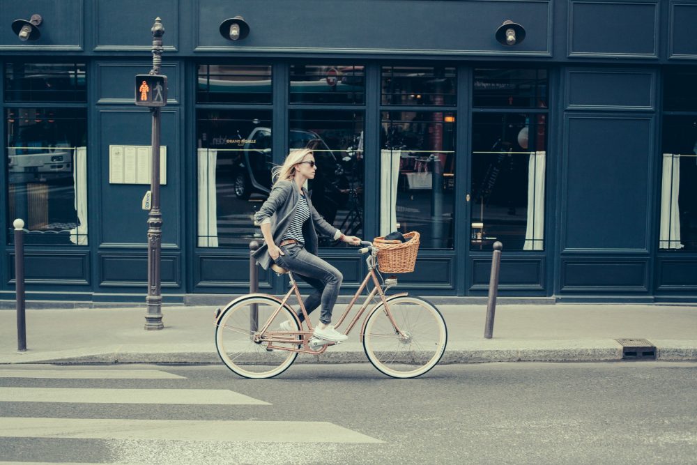 lekker in je vel met nieuwe fiets