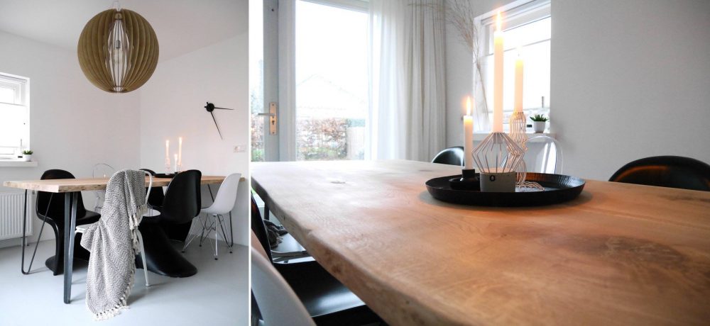 Eigenheid met een tafel op maat