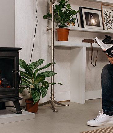 Het gemak van een elektrische haard